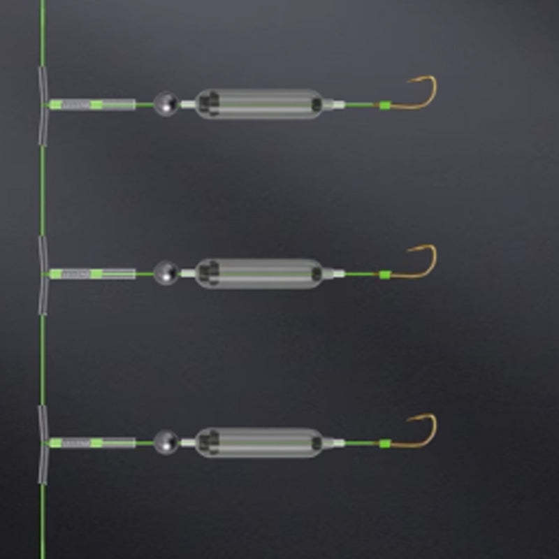 🔥3 Hooks Anti Drift Bottom Fishing Rig