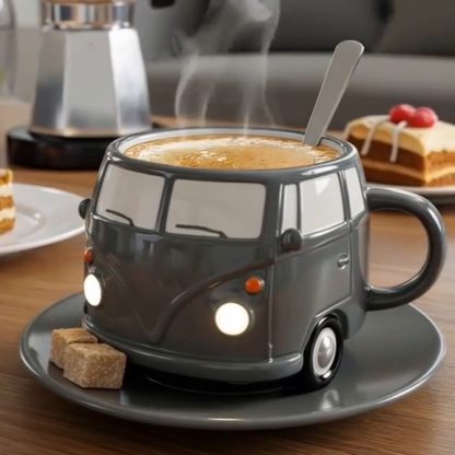 Handmade Bus Shaped Coffee Mug