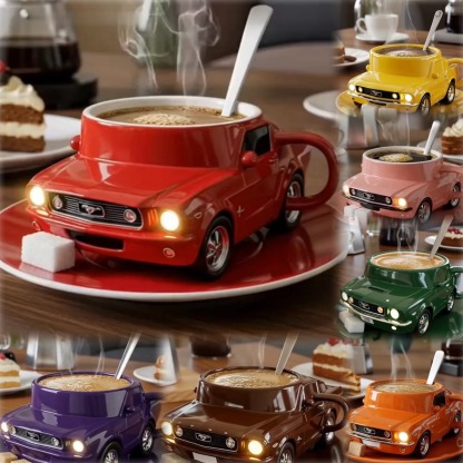 Handmade Sports Super Car Shaped Coffee Mug