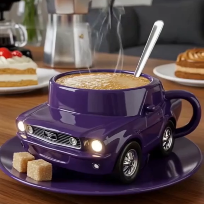 Handmade Sports Super Car Shaped Coffee Mug