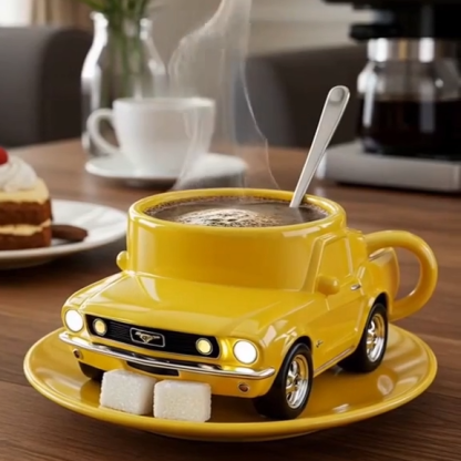 Handmade Sports Super Car Shaped Coffee Mug