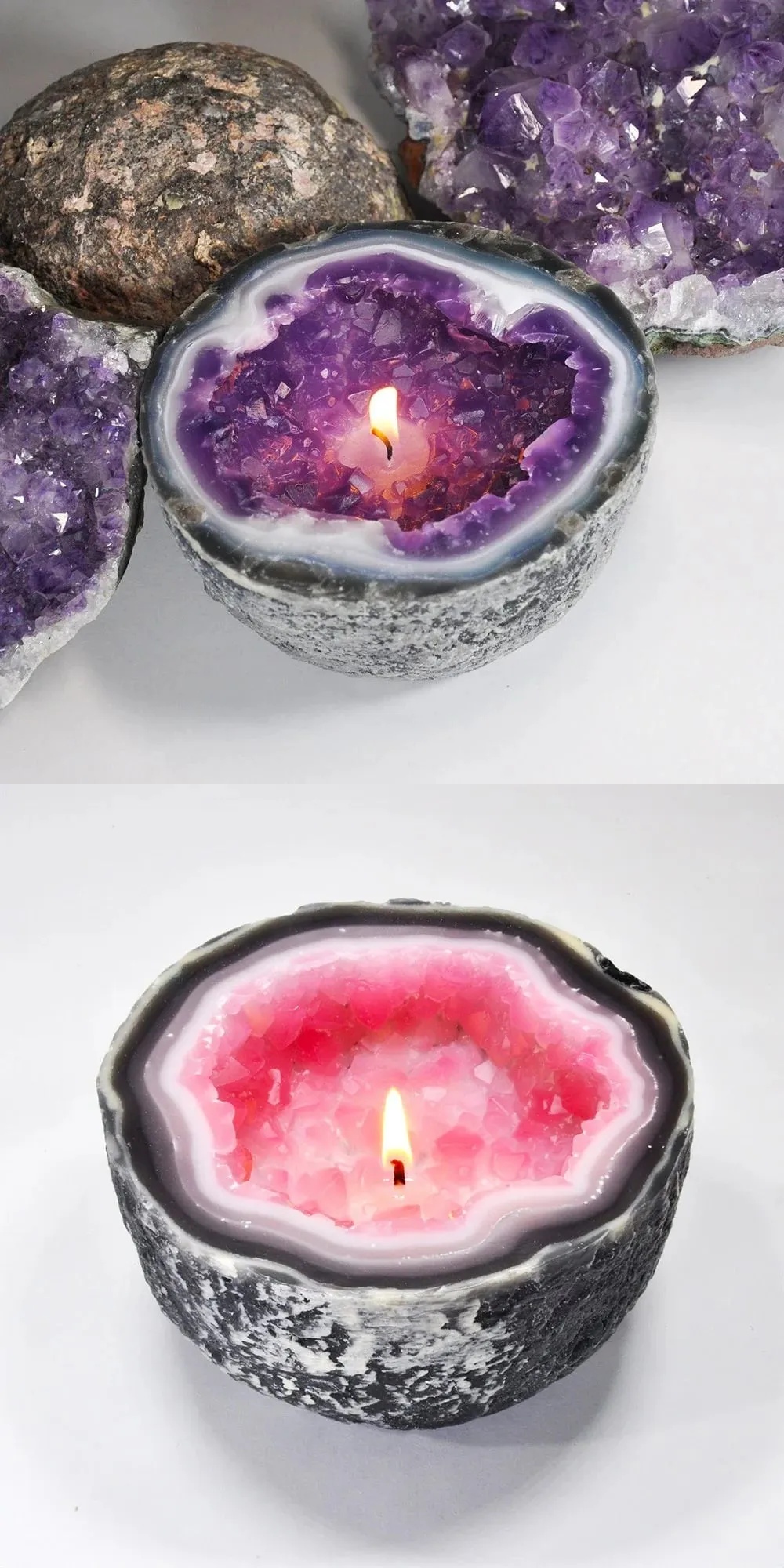 🔥Crystal Intention/Healing Energy Candle