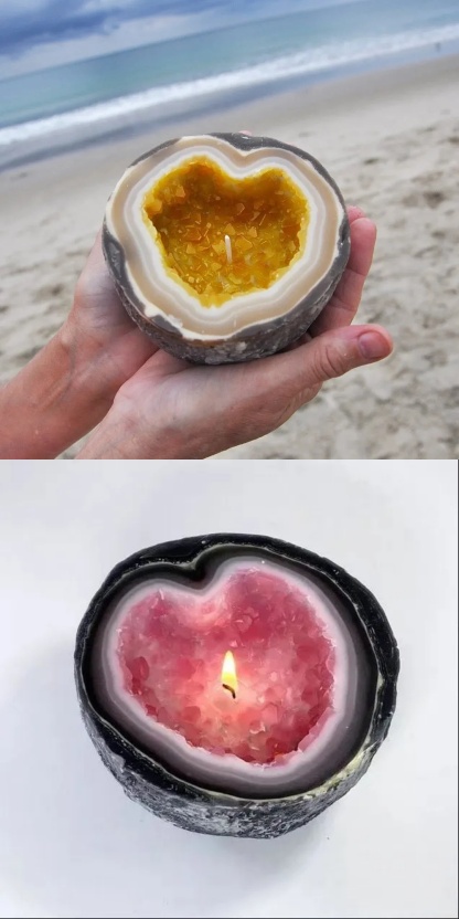 🔥Crystal Intention/Healing Energy Candle