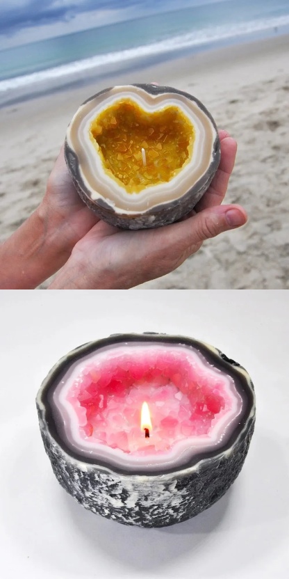 🔥Crystal Intention/Healing Energy Candle