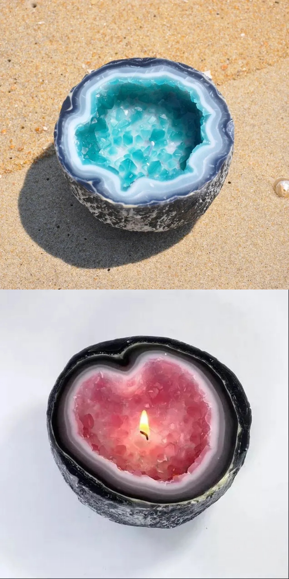 🔥Crystal Intention/Healing Energy Candle
