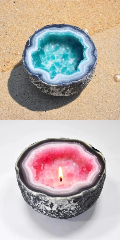 🔥Crystal Intention/Healing Energy Candle