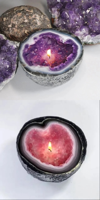 🔥Crystal Intention/Healing Energy Candle