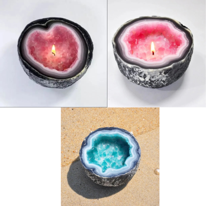 🔥Crystal Intention/Healing Energy Candle