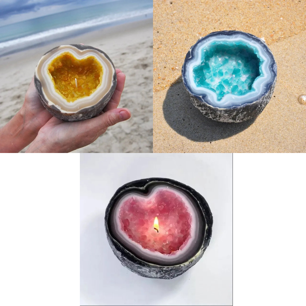 🔥Crystal Intention/Healing Energy Candle