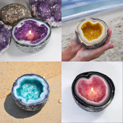 🔥Crystal Intention/Healing Energy Candle