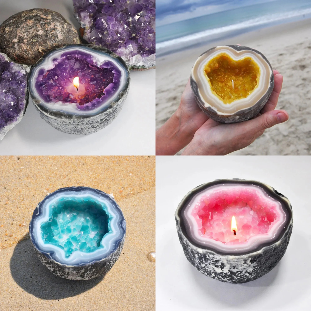 🔥Crystal Intention/Healing Energy Candle