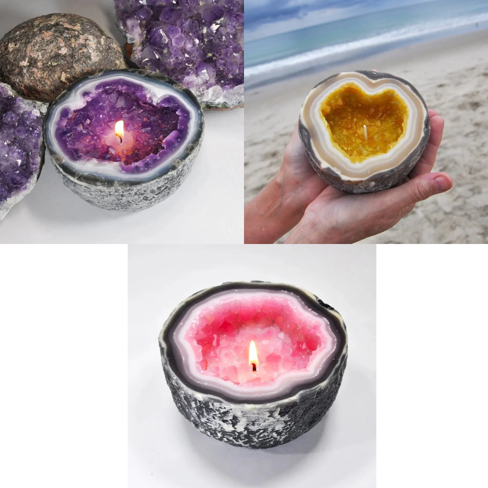 🔥Crystal Intention/Healing Energy Candle