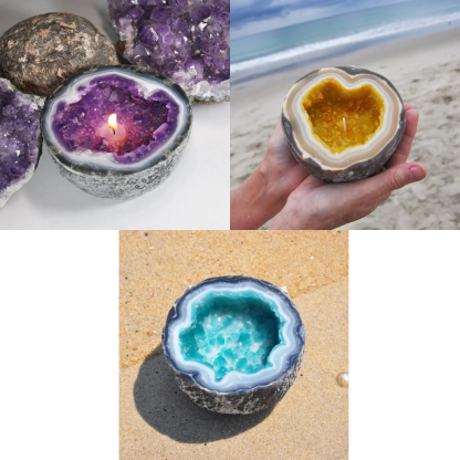 🔥Crystal Intention/Healing Energy Candle