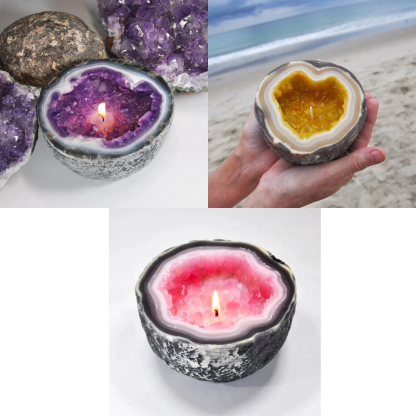 🔥Crystal Intention/Healing Energy Candle