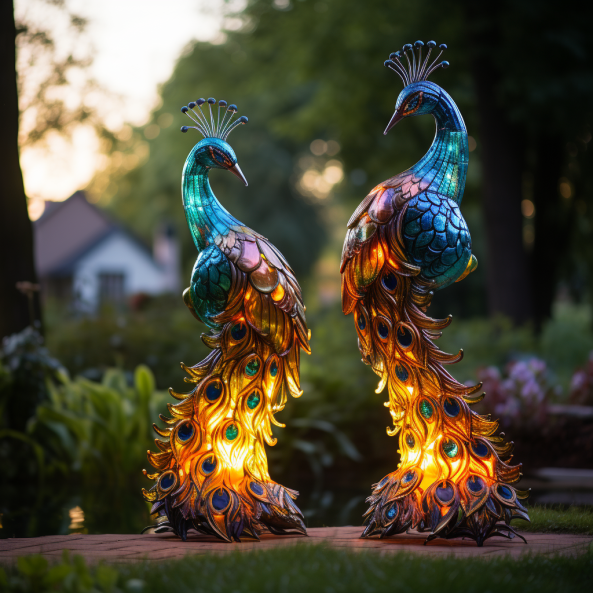 Magical Solar Glowing Animals,Guard Your Home