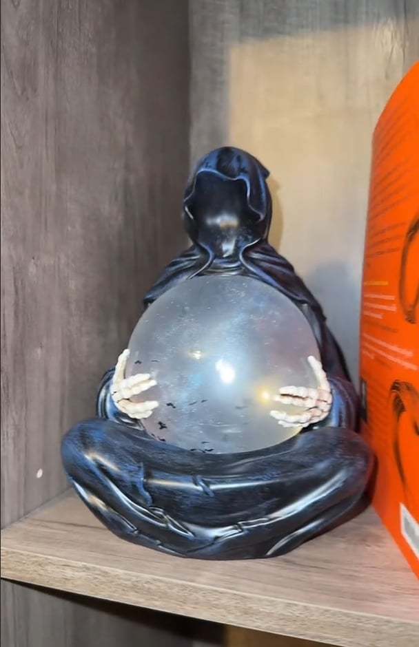 🧙‍♂️🔮 Death God Crystal Ball - Spellbound Style for Your Shelf