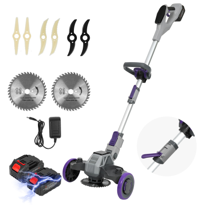 NEWEST Wheeled Grass Trimmer-EcoGlide Wheeled Multi-Task Trimmer Pro