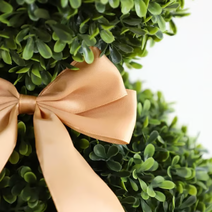 35" Artisan-Crafted Bunny Topiary