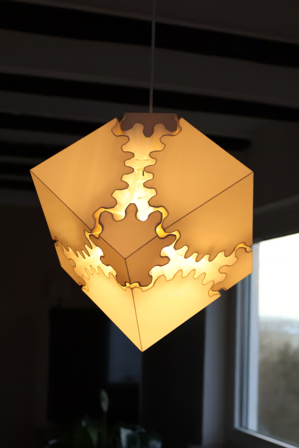 Gear Cube Lamp