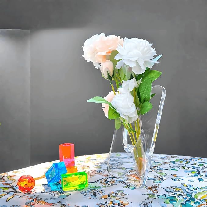 ❤️Valentine's Day 49% OFF - 💐Clear Acrylic Photo Frame Flower Vase