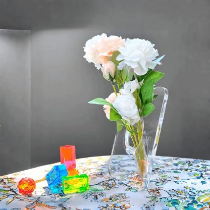 ❤️Valentine's Day 49% OFF - 💐Clear Acrylic Photo Frame Flower Vase