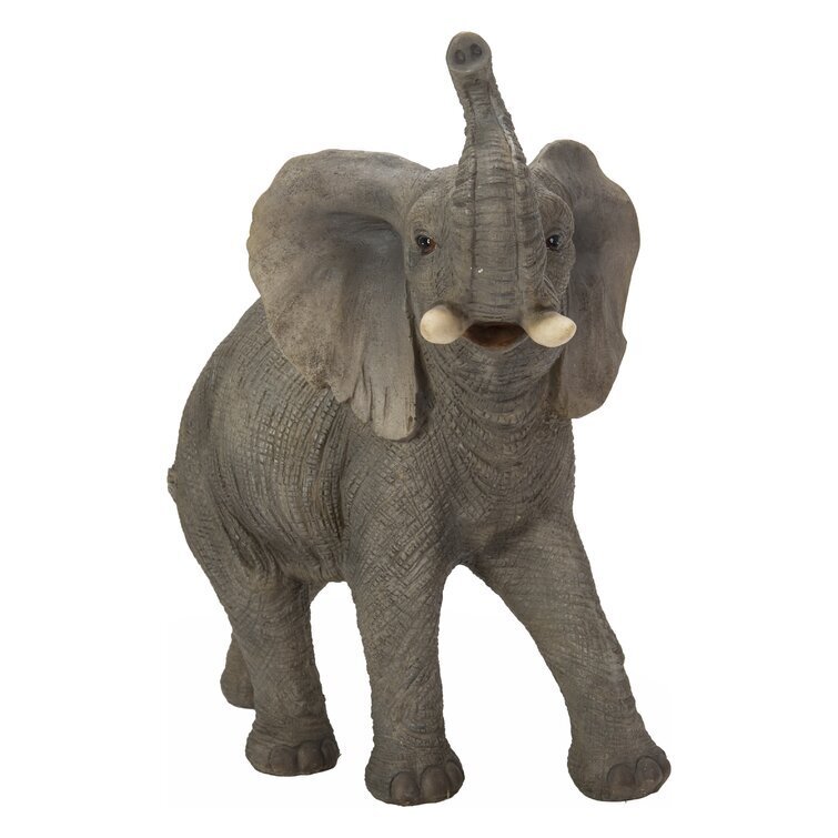 Trunk Up Elephant Statue