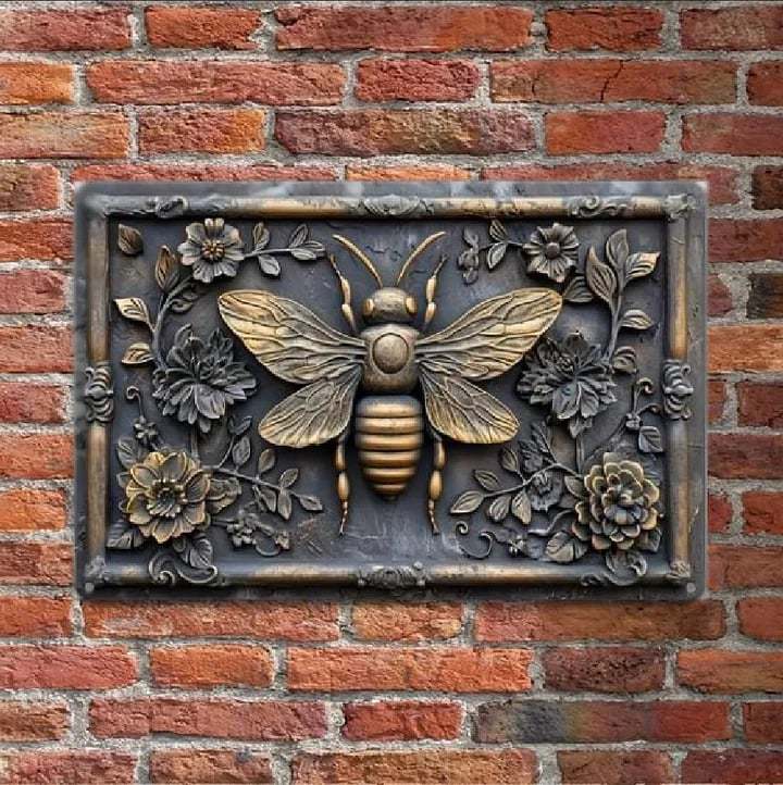 Vintage Chicken & Fresh Eggs Metal Sign