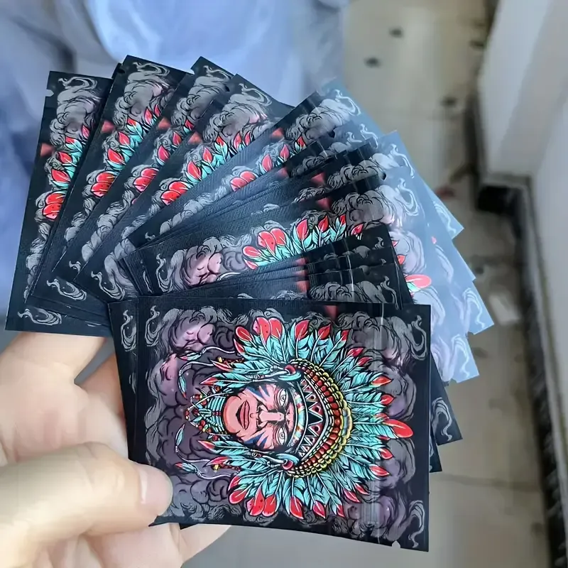 Cartoon Cool Design Ziplock Bags - 100 Pack Reusable Plastic Ziplock Bags for Party Favors and Storage - Durable Bags for Gift Giving and Home Use, Holiday Theme