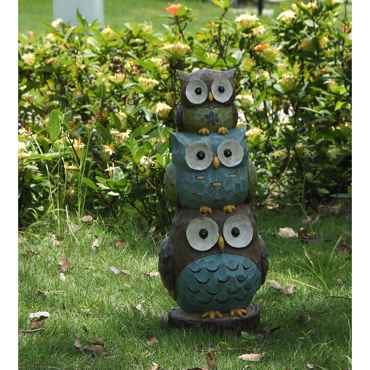 Stacking Owls Statue