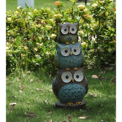 Stacking Owls Statue