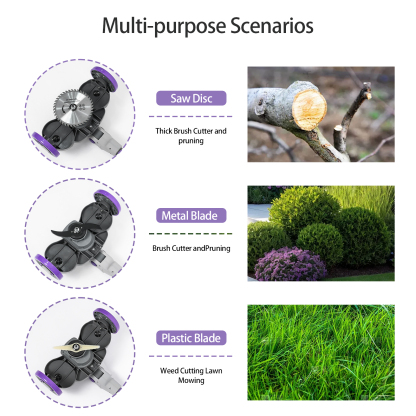 NEWEST Wheeled Grass Trimmer-EcoGlide Wheeled Multi-Task Trimmer Pro