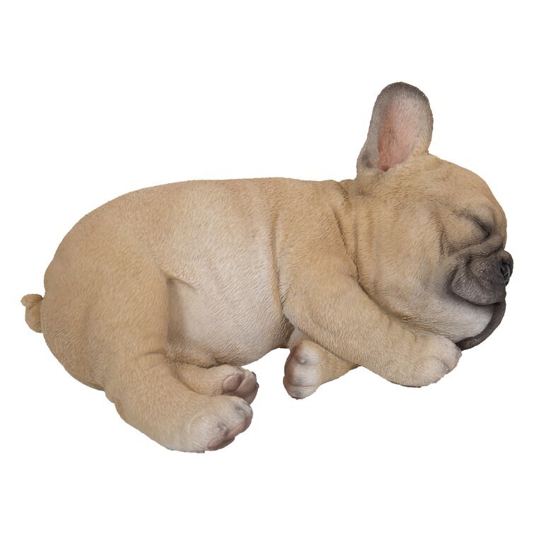 Sleeping French Bulldog Puppy Statue