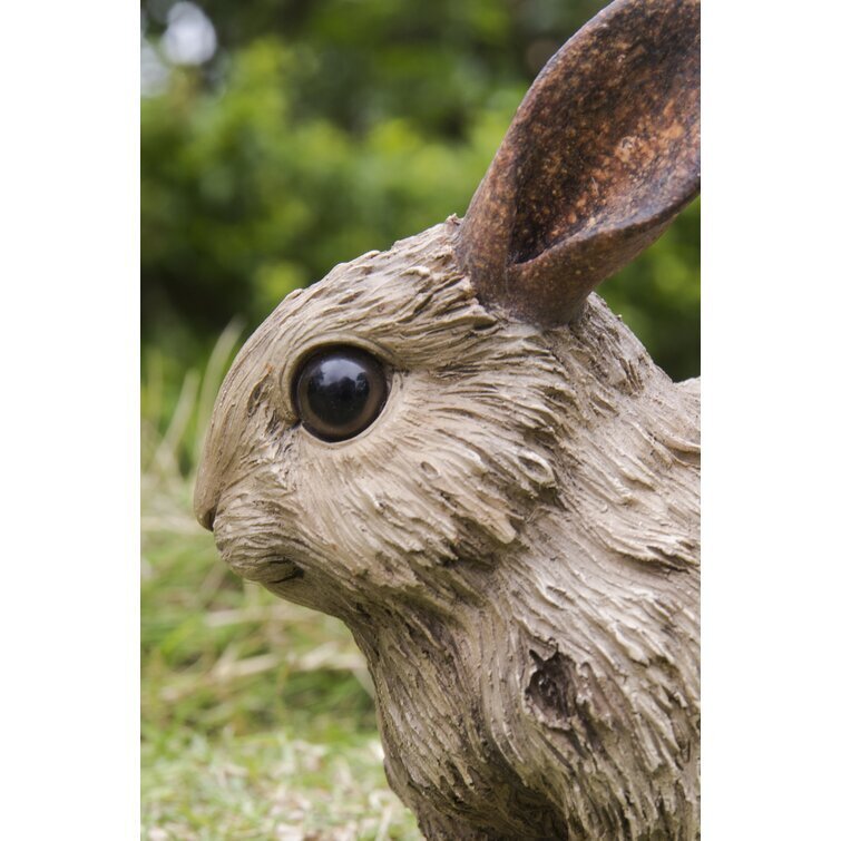 Driftwood Rabbit Statue