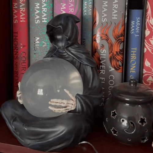 🧙‍♂️🔮 Death God Crystal Ball - Spellbound Style for Your Shelf