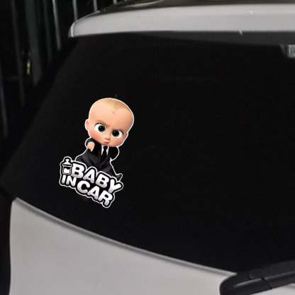 🚗👶 "Baby in Car" Car Window Decoration Sign – Drive Safely, Drive with Care!