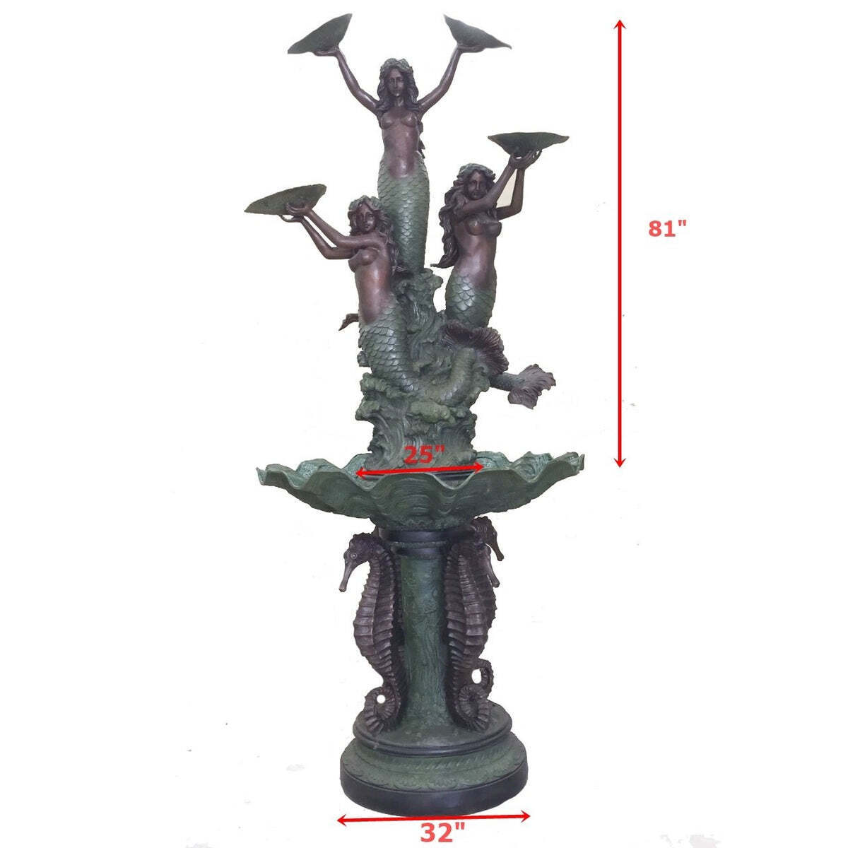 Mermaids & Seahorses Fountain