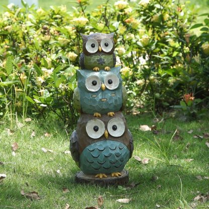 Stacking Owls Statue