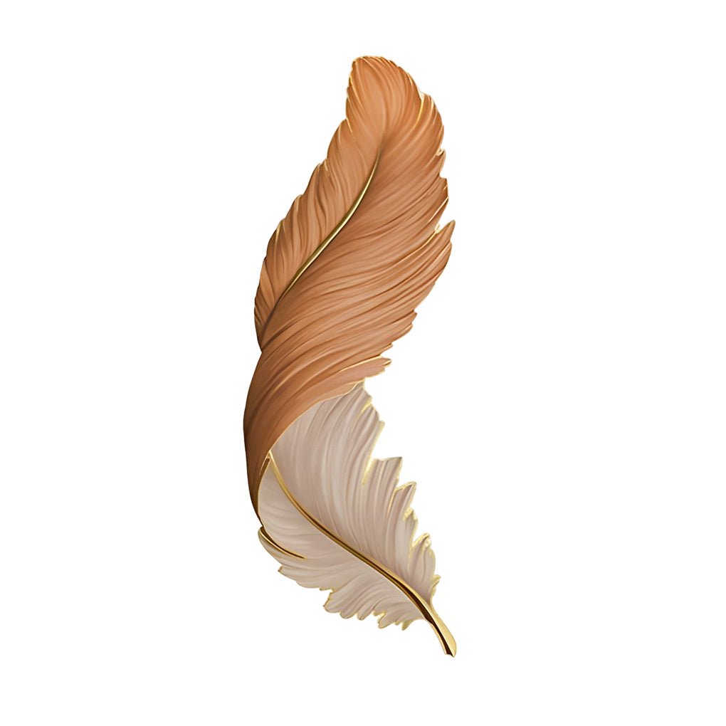 Luxury 3D Feather Shape Decor Wall Lamp with Remote Control, 4 Size