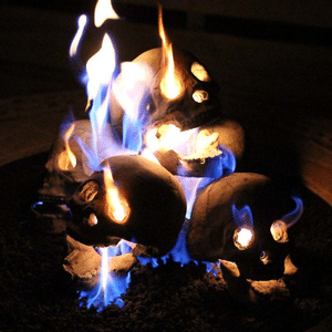 Terrifying Human Skull Fire Pit💀