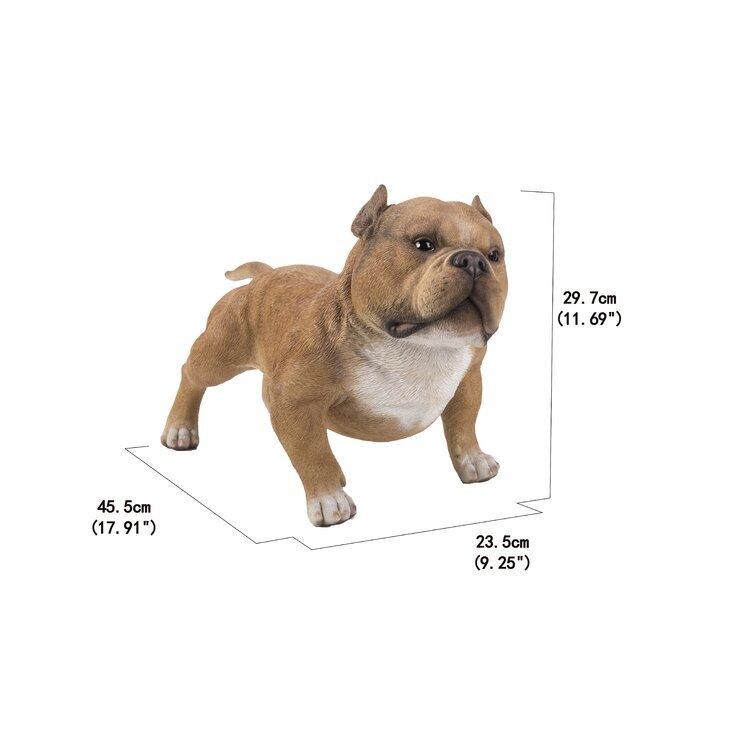 Walking Bully Dog Statue