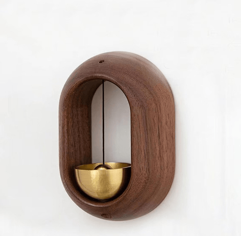 Wooden C-shaped Wind Chime