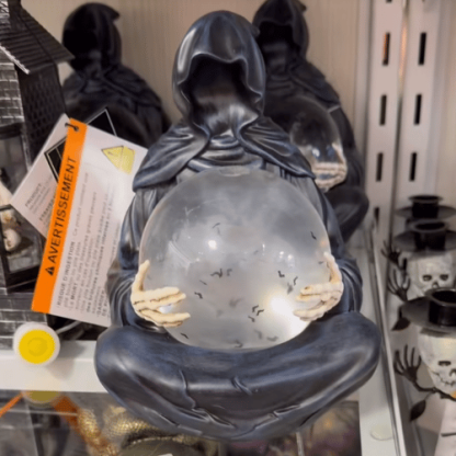 🧙‍♂️🔮 Death God Crystal Ball - Spellbound Style for Your Shelf