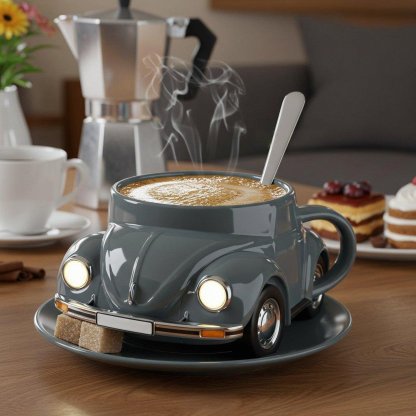 Pure Titanium Handmade Beetle Shaped Coffee Mug