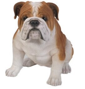 Dog Bulldog Statue