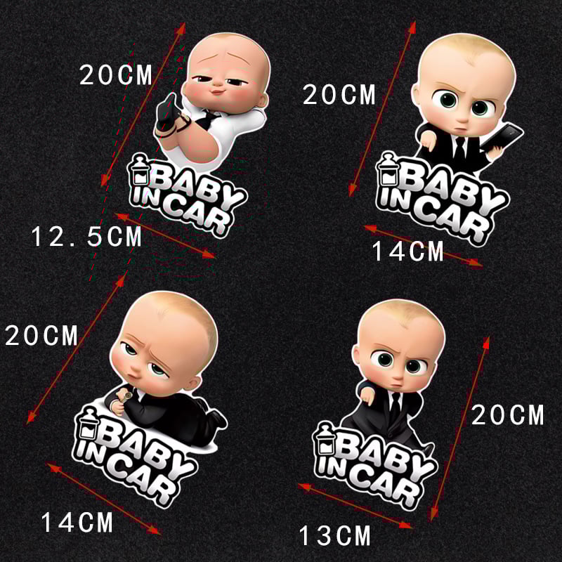 🚗👶 "Baby in Car" Car Window Decoration Sign – Drive Safely, Drive with Care!