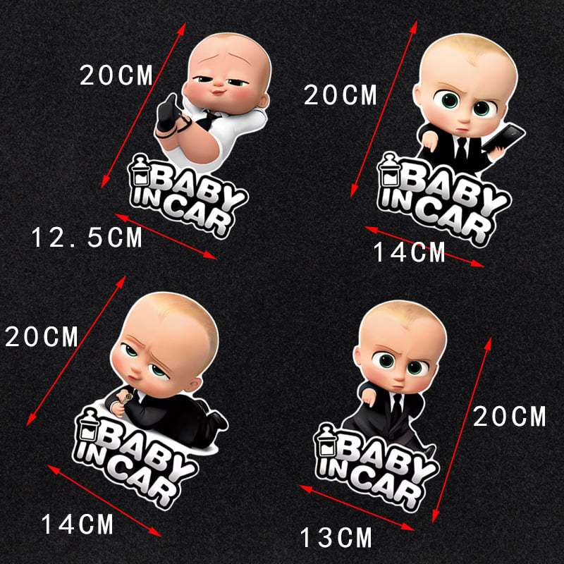 🚗👶 "Baby in Car" Car Window Decoration Sign – Drive Safely, Drive with Care!
