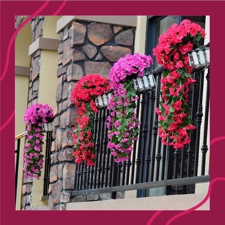Vivid Artificial Hanging Orchid Bunch🌷