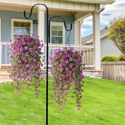 🎁Last Day Promotion 49% OFF——Artificial Fake Flowers Hanging Basket for Outdoor Spring Decor