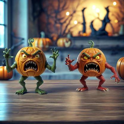 🎃Mutant Pumpkin Monster Figurine