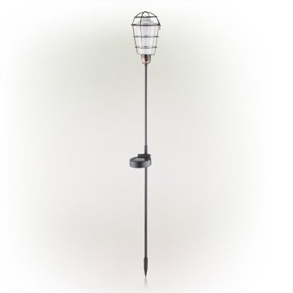 Black Solar Powered Integrated LED Metal Pathway Light Pack